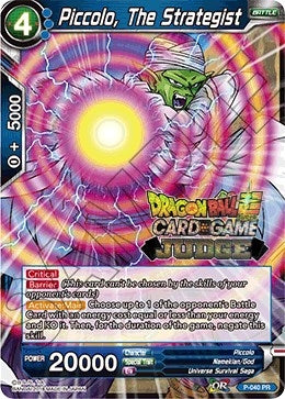 Image for Piccolo, The Strategist (Judge Promotion Cards) (P-040) - Dragon Ball Super: Masters