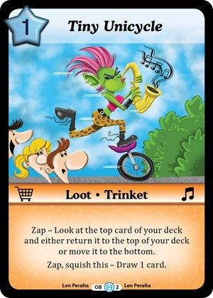 Image for Tiny Unicycle (Alt 1) (The Desolation of Blarg) (OB2) - Munchkin CCG