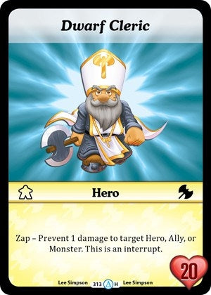 Image for Dwarf Cleric (Alt 2) (Season 1) (313) - Munchkin CCG