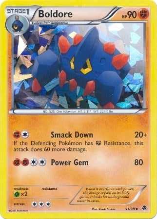 Image for Boldore - 51/98 (Cracked Ice Holo) (Blister Exclusives) (051/098) - Pokemon