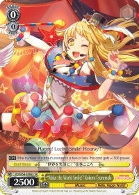 Image for "Make the World Smile!" Kokoro Tsurumaki (SR) (BanG Dream! Girls Band Party!) (BD/W54-E006S SR) - Weiss Schwarz