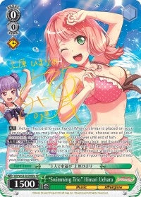 Image for "Swimming Trio" HImari Uehara (A) (SP) (BanG Dream! Girls Band Party!) (BD/W54-E030SPa SP) - Weiss Schwarz