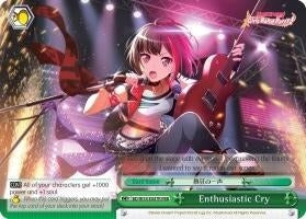 Image for Enthusiastic Cry (RRR) (BanG Dream! Girls Band Party!) (BD/W54-E047R RRR) - Weiss Schwarz