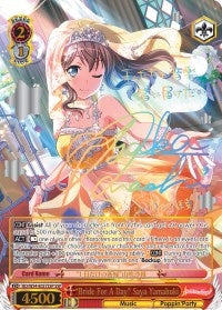 Image for "Bride For A Day" Saya Yamabuki (SSP) (BanG Dream! Girls Band Party!) (BD/W54-E057SSP SSP) - Weiss Schwarz