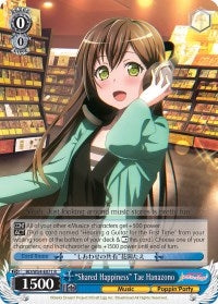Image for "Shared Happiness" Tae Hanazono (BanG Dream! Girls Band Party!) (BD/W54-E071 R) - Weiss Schwarz