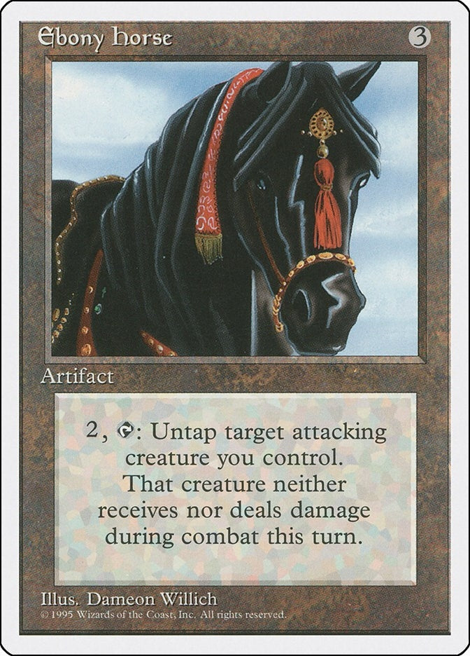 Image for Ebony Horse (Fourth Edition) - Magic: The Gathering
