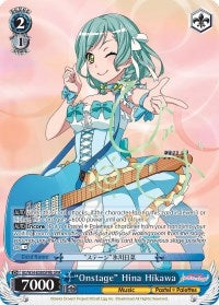 Image for "Onstage" Hina Hikawa (B) (SPM) (BanG Dream! Girls Band Party!) (BD/W54-E088SPMb SPM) - Weiss Schwarz