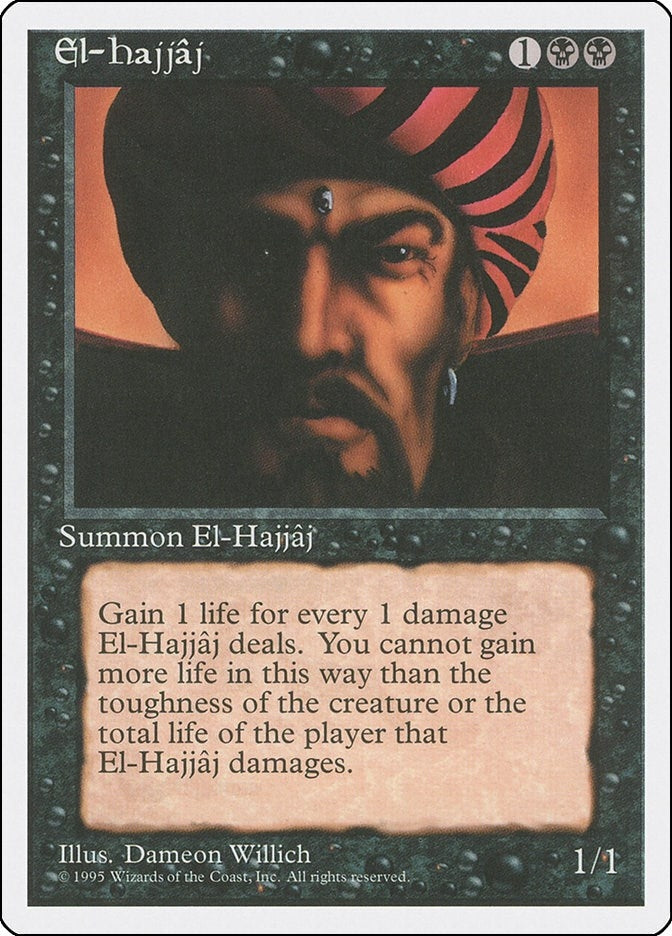 Image for El-Hajjaj (Fourth Edition) (18) - Magic: The Gathering