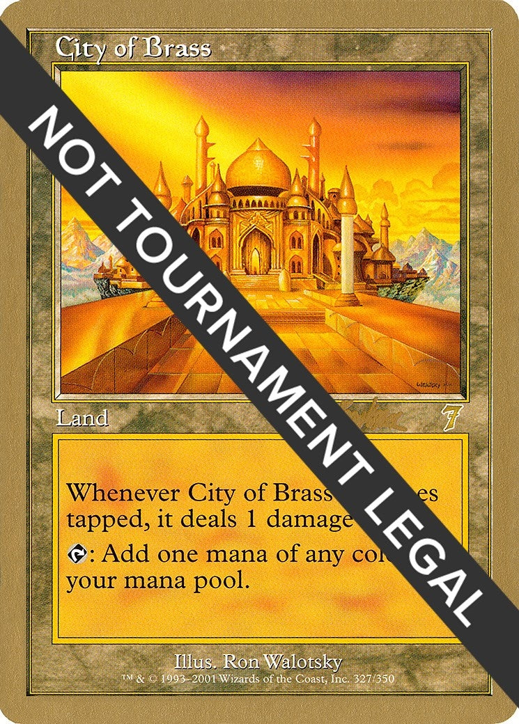 Image for City of Brass - 2002 Brian Kibler (7ED) (World Championship Decks) - Magic: The Gathering
