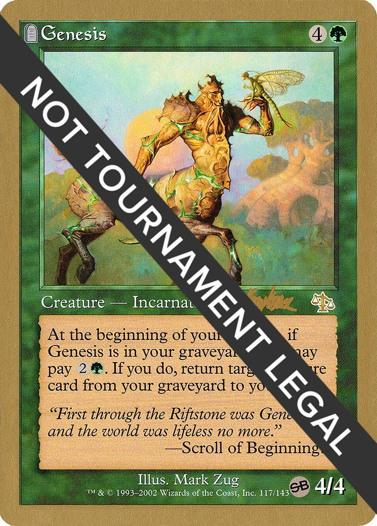 Image for Genesis - 2002 Brian Kibler (JUD) (SB) (World Championship Decks) - Magic: The Gathering
