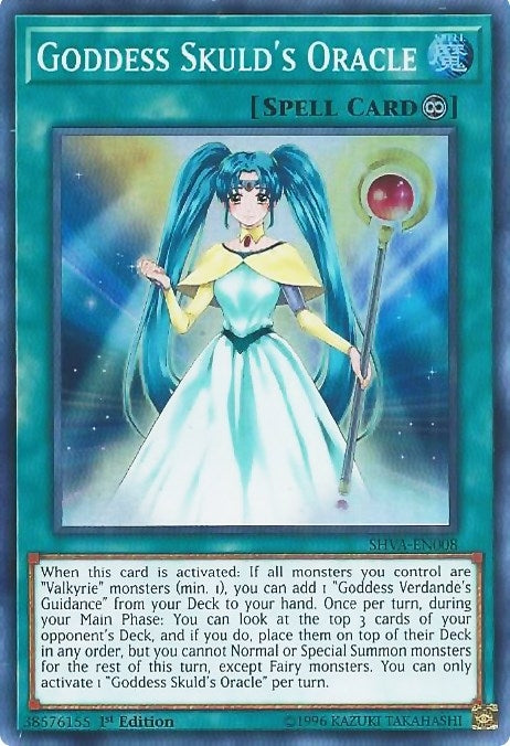 Image for Goddess Skuld's Oracle (Shadows in Valhalla) (SHVA-EN008) - YuGiOh