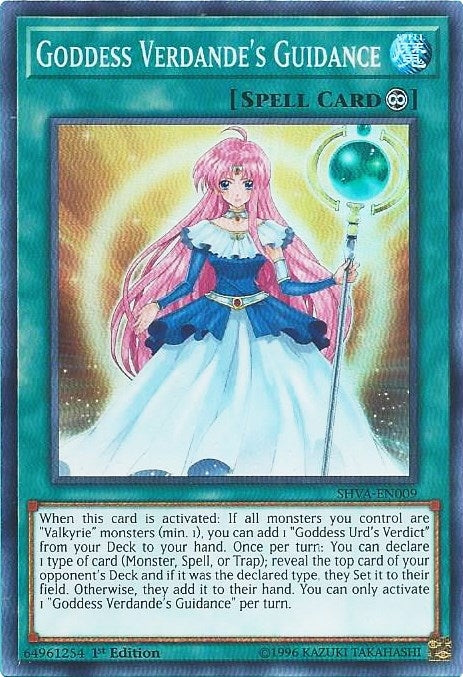 Image for Goddess Verdande's Guidance (Shadows in Valhalla) (SHVA-EN009) - YuGiOh