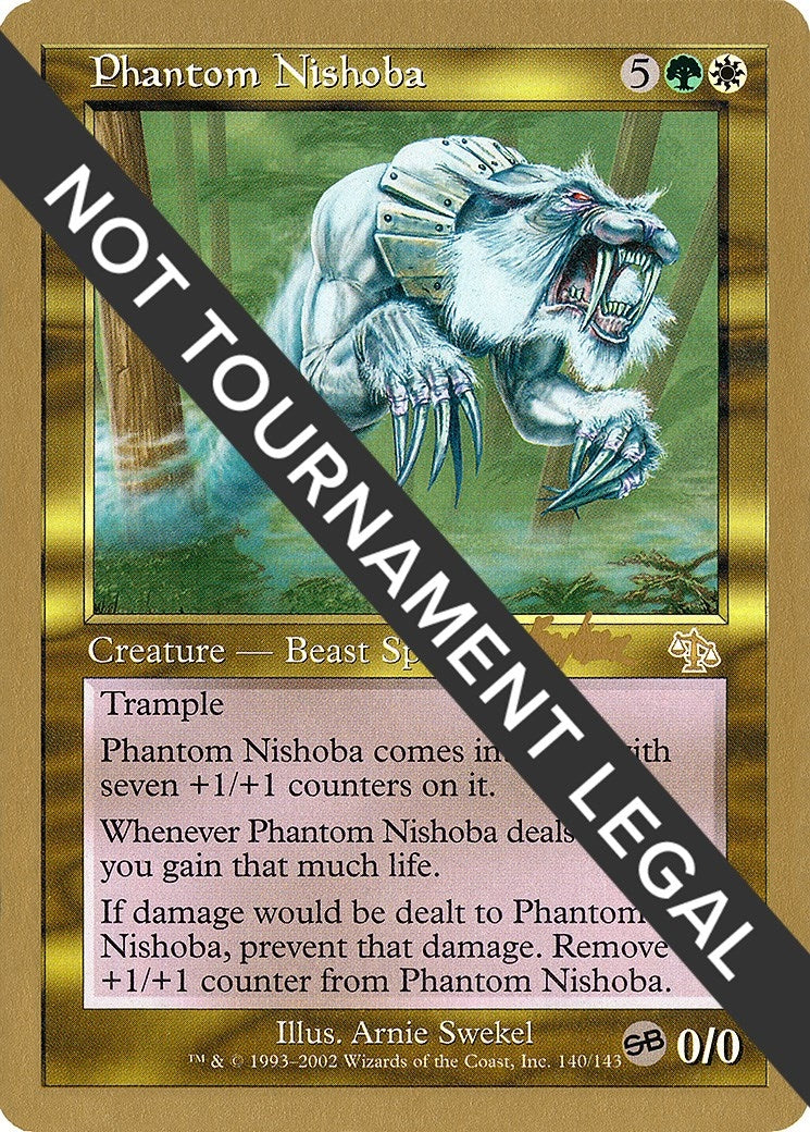 Image for Phantom Nishoba - 2002 Brian Kibler (JUD) (SB) (World Championship Decks) - Magic: The Gathering