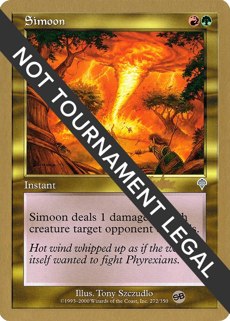 Image for Simoon - 2002 Brian Kibler (INV) (SB) (World Championship Decks) - Magic: The Gathering