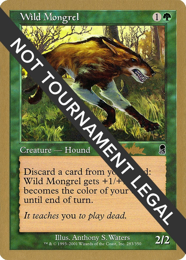 Image for Wild Mongrel - 2002 Brian Kibler (ODY) (World Championship Decks) - Magic: The Gathering