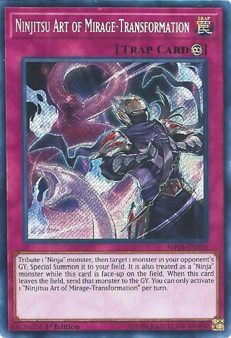 Image for Ninjitsu Art of Mirage-Transformation (Shadows in Valhalla) (SHVA-EN015) - YuGiOh