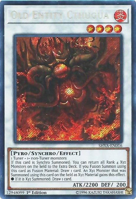 Image for Old Entity Cthugua (Shadows in Valhalla) (SHVA-EN016) - YuGiOh