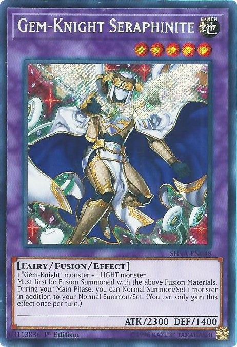 Image for Gem-Knight Seraphinite (Shadows in Valhalla) (SHVA-EN048) - YuGiOh