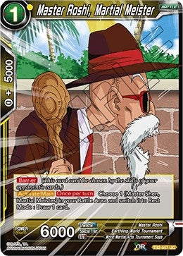 Image for Master Roshi, Martial Meister (World Martial Arts Tournament) (TB2-057) - Dragon Ball Super: Masters