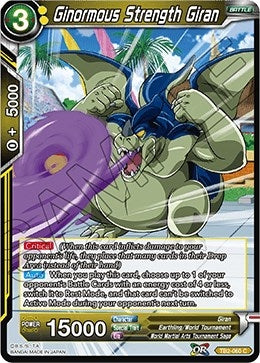 Image for Ginormous Strength Giran (World Martial Arts Tournament) (TB2-060) - Dragon Ball Super: Masters