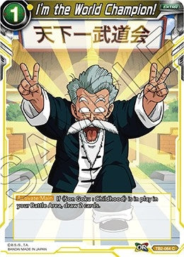 Image for I'm the World Champion! (World Martial Arts Tournament) (TB2-064) - Dragon Ball Super: Masters
