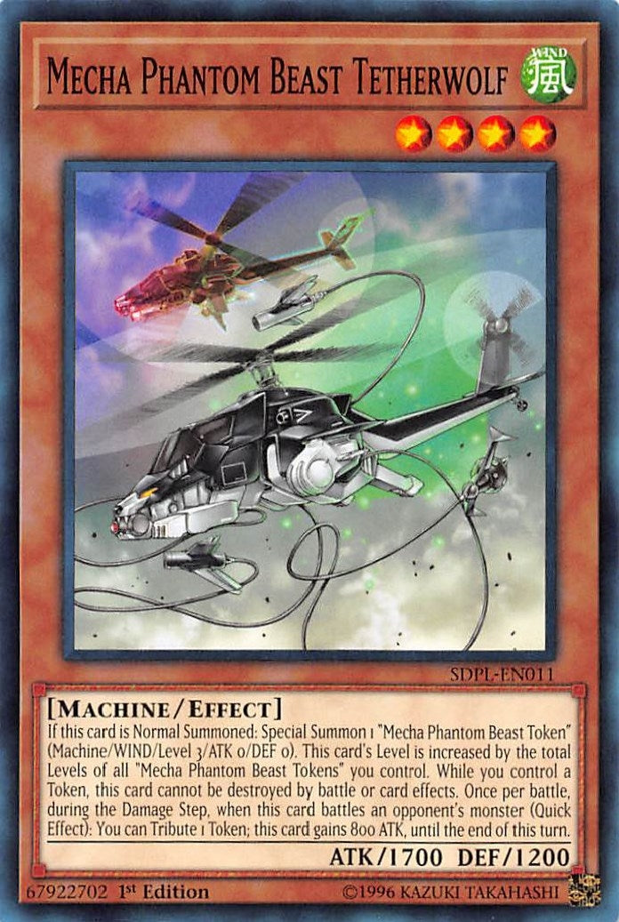 Image for Mecha Phantom Beast Tetherwolf (Structure Deck: Powercode Link) (SDPL-EN011) - YuGiOh