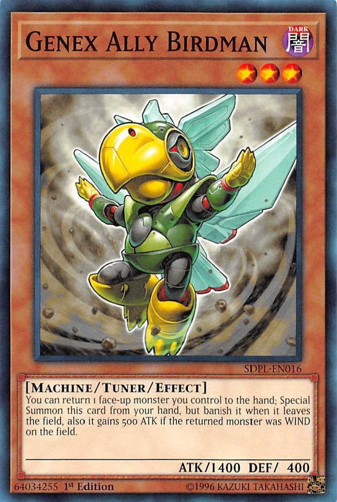 Image for Genex Ally Birdman (Structure Deck: Powercode Link) (SDPL-EN016) - YuGiOh