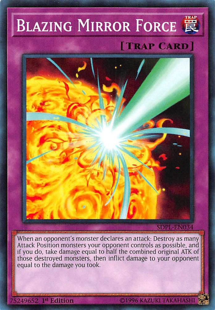Image for Blazing Mirror Force (Structure Deck: Powercode Link) (SDPL-EN034) - YuGiOh