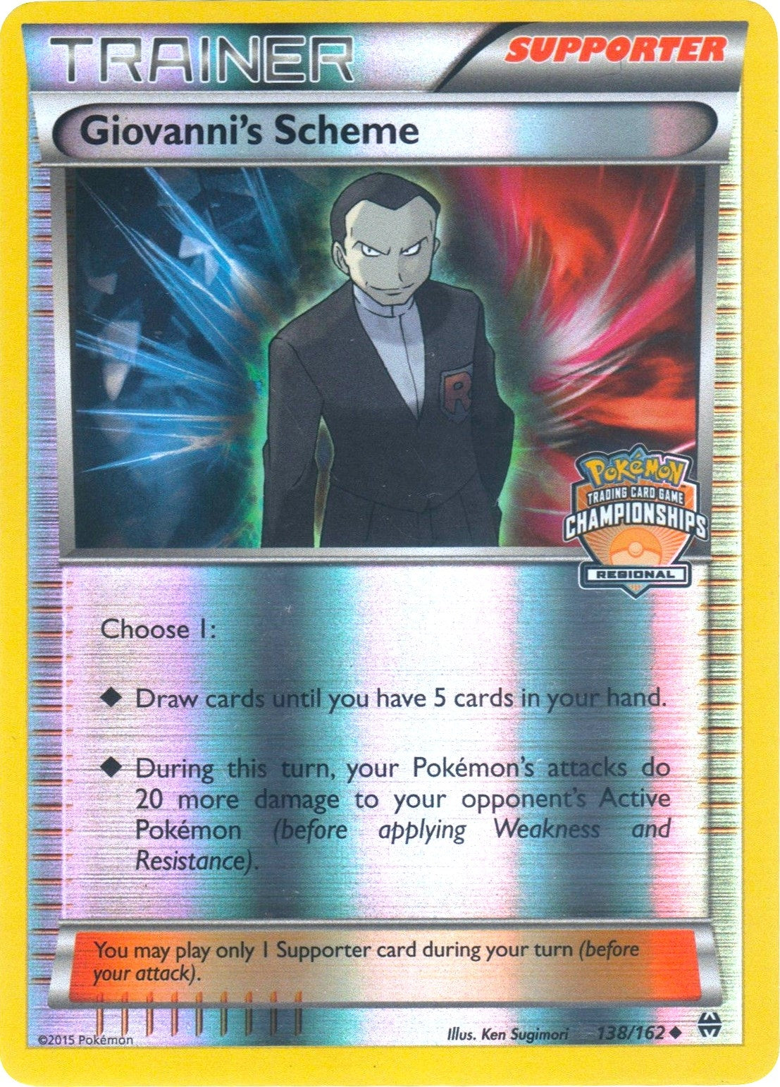 Image for Giovanni's Scheme - 138/162 (Regional Championships) (League & Championship Cards) (138/162) - Pokemon
