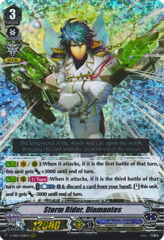 Image for Storm Rider, Diamantes (V-EB02: Champions of the Asia Circuit) (V-EB02/008EN) - Cardfight Vanguard