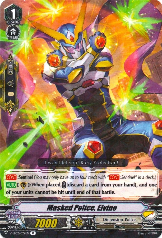 Image for Masked Police, Elvino (V-EB02: Champions of the Asia Circuit) (V-EB02/022EN) - Cardfight Vanguard