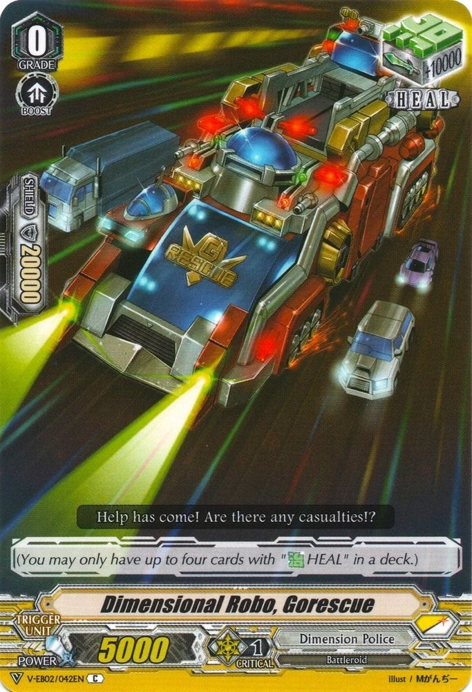 Image for Dimensional Robo, Gorescue (V-EB02: Champions of the Asia Circuit) (V-EB02/042EN) - Cardfight Vanguard