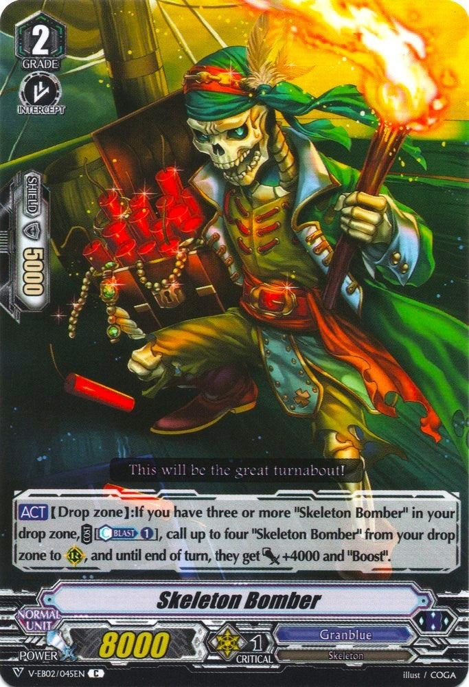 Image for Skeleton Bomber (V-EB02: Champions of the Asia Circuit) (V-EB02/045EN) - Cardfight Vanguard