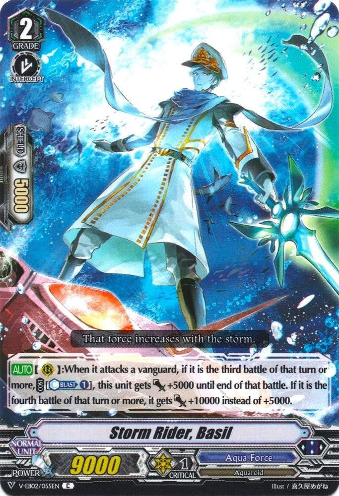 Image for Storm Rider, Basil (V-EB02: Champions of the Asia Circuit) (V-EB02/055EN) - Cardfight Vanguard