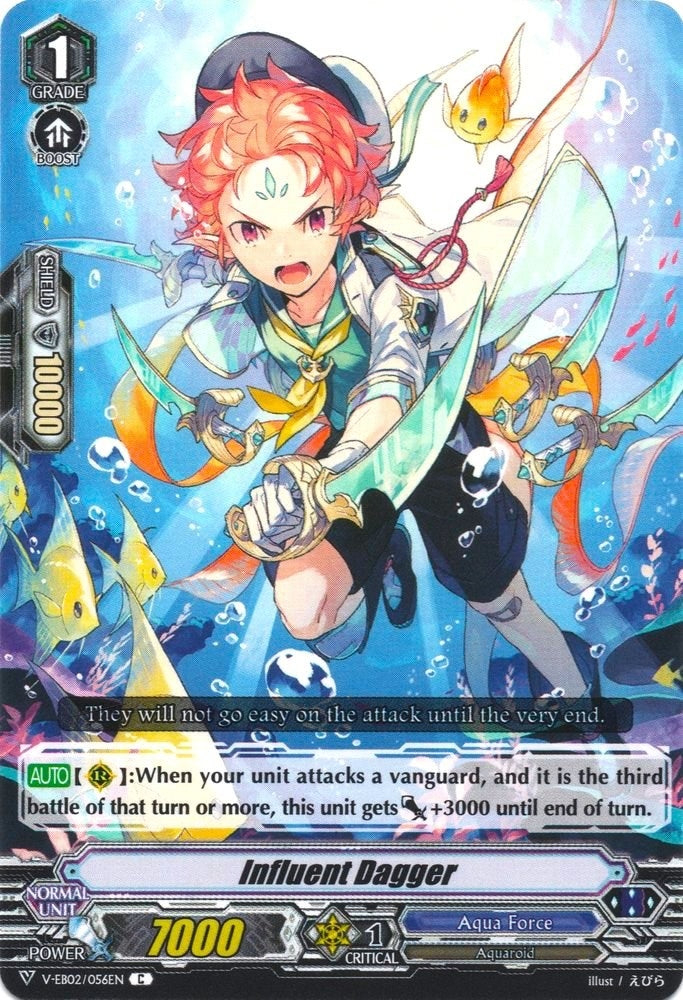 Image for Influent Dagger (V-EB02: Champions of the Asia Circuit) (V-EB02/056EN) - Cardfight Vanguard