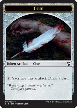 Image for Clue // Construct (021) Double-Sided Token (Commander 2018) (19 // 21) - Magic: The Gathering