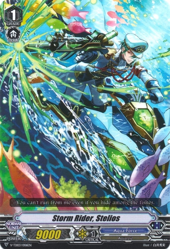 Image for Storm Rider, Stelios (V-TD03: Leon Soryu) (V-TD03/006EN) - Cardfight Vanguard