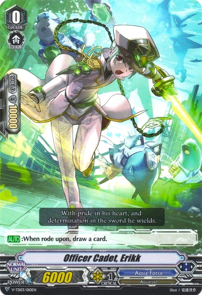 Image for Officer Cadet, Erikk (V-TD03: Leon Soryu) (V-TD03/010EN) - Cardfight Vanguard