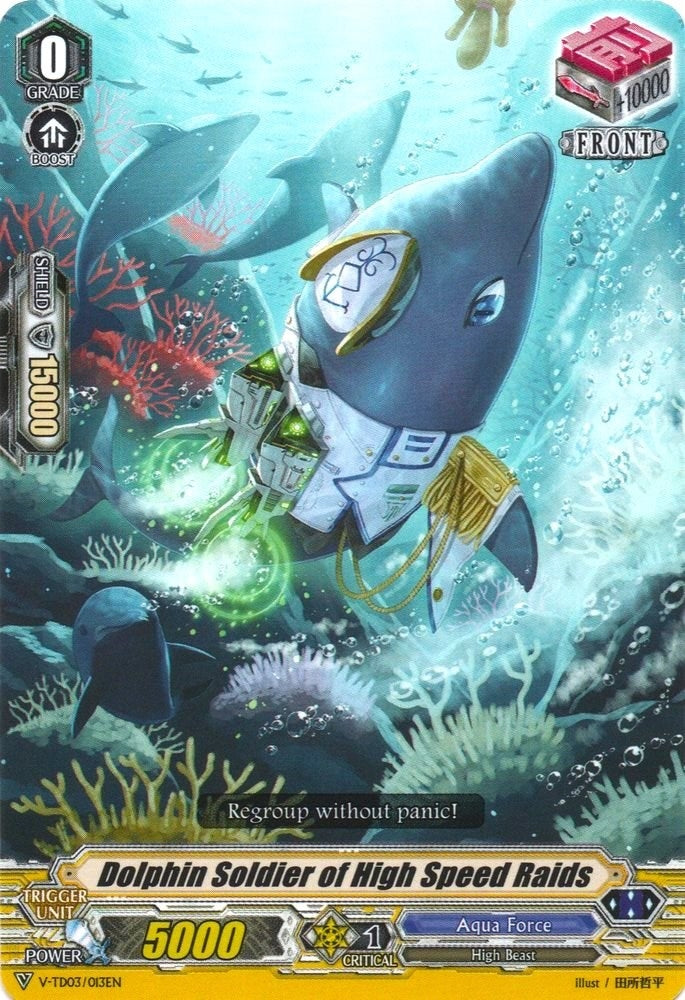 Image for Dolphin Soldier of High Speed Raids (V-TD03: Leon Soryu) (V-TD03/013EN) - Cardfight Vanguard
