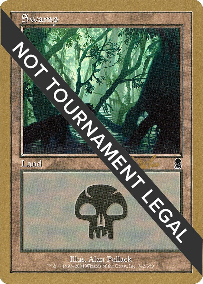 Image for Swamp (342) - 2002 Carlos Romao (ODY) (World Championship Decks) - Magic: The Gathering