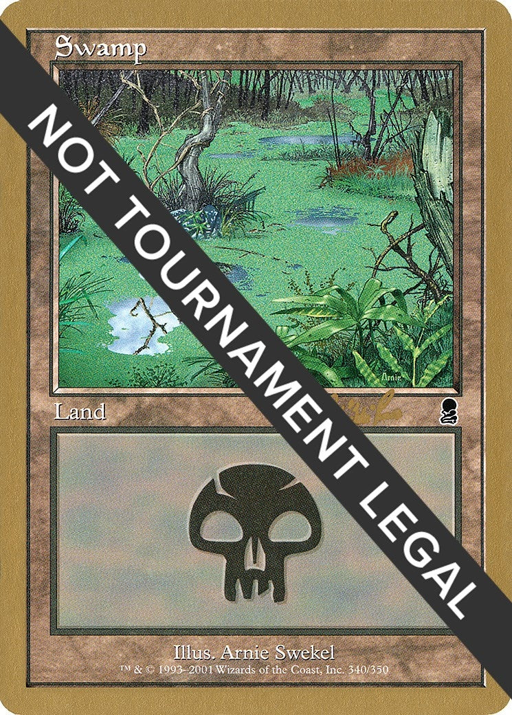 Image for Swamp (340) - 2002 Carlos Romao (ODY) (World Championship Decks) - Magic: The Gathering