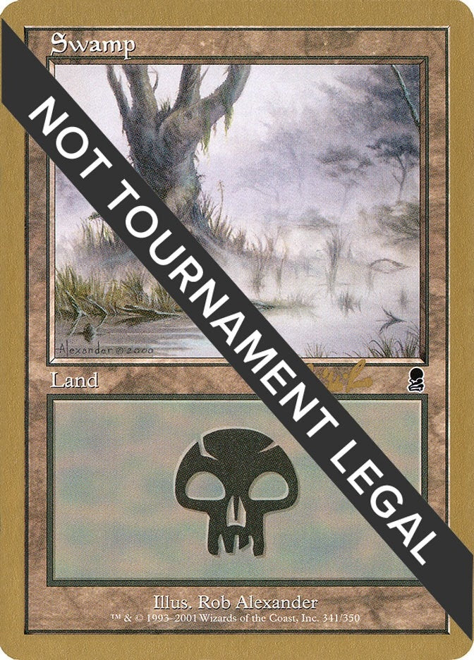 Image for Swamp (341) - 2002 Carlos Romao (ODY) (World Championship Decks) - Magic: The Gathering