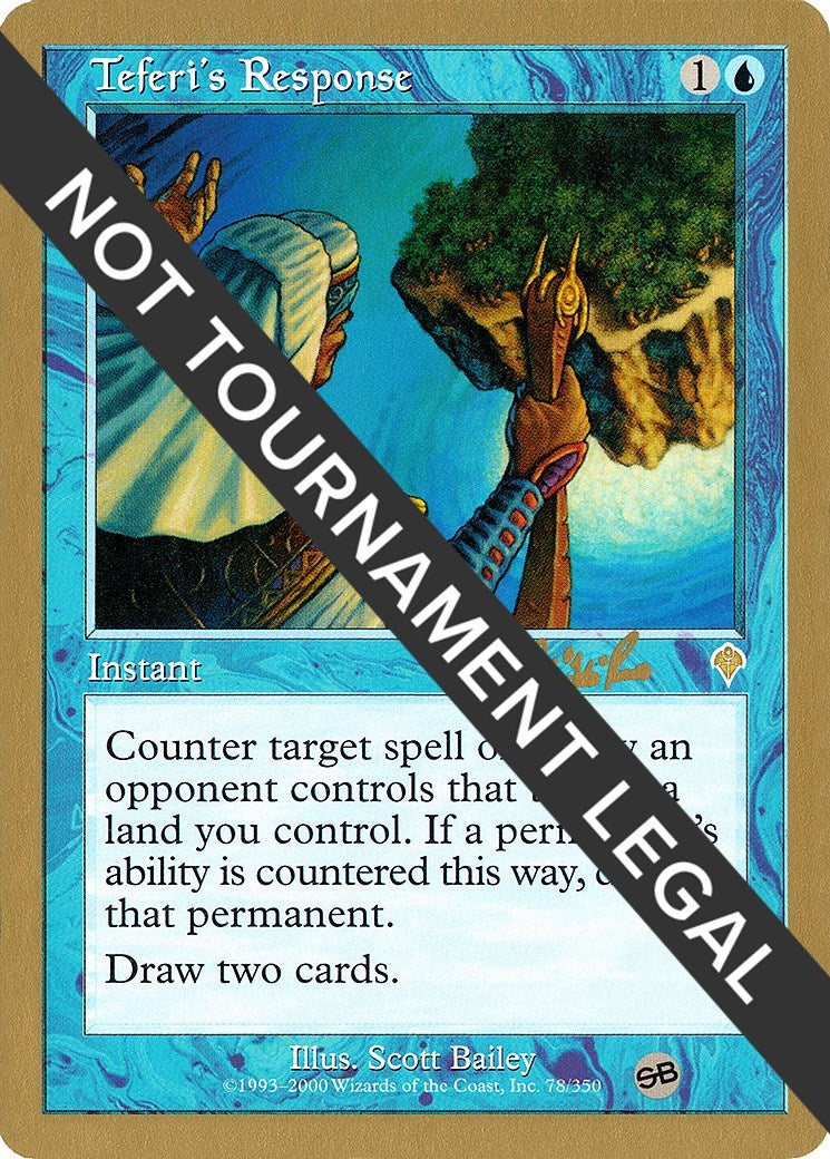 Image for Teferi's Response - 2002 Carlos Romao (INV) (SB) (World Championship Decks) - Magic: The Gathering