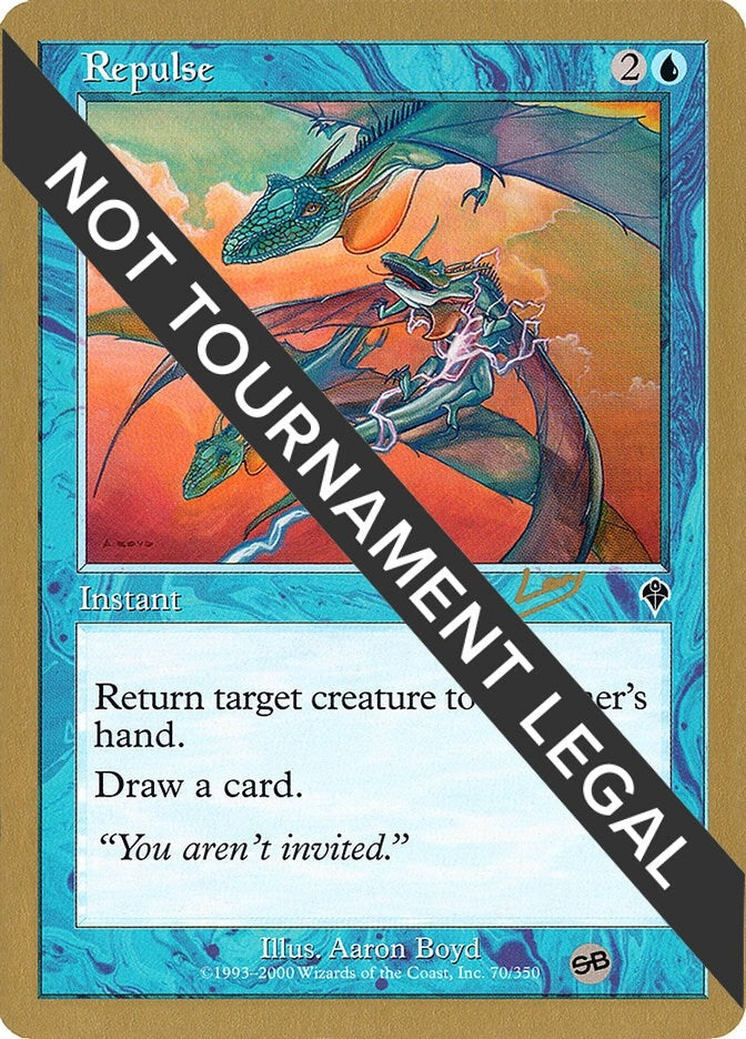 Image for Repulse - 2002 Raphael Levy (INV) (SB) (World Championship Decks) - Magic: The Gathering