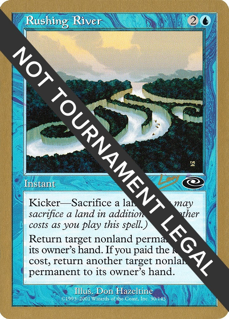 Image for Rushing River - 2002 Raphael Levy (PLS) (World Championship Decks) - Magic: The Gathering