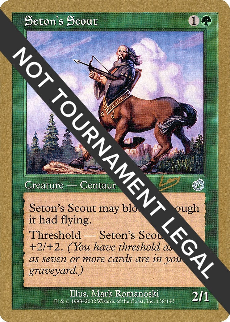 Image for Seton's Scout - 2002 Raphael Levy (TOR) (World Championship Decks) - Magic: The Gathering