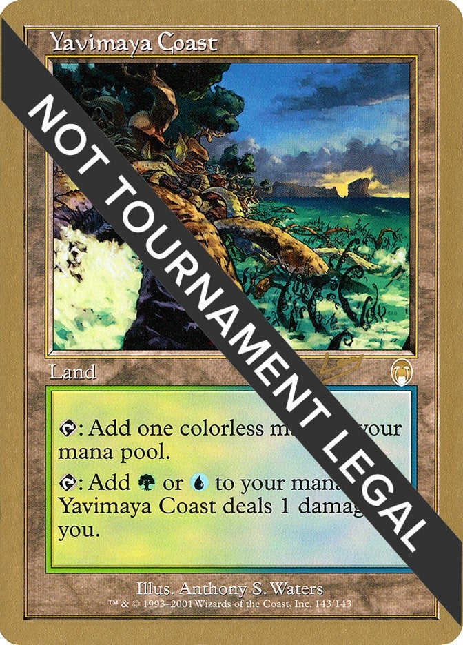 Image for Yavimaya Coast - 2002 Raphael Levy (APC) (World Championship Decks) - Magic: The Gathering