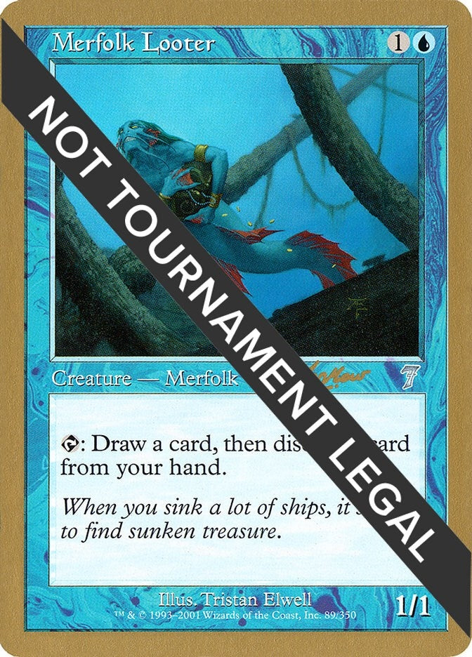 Image for Merfolk Looter - 2002 Sim Han How (7ED) (World Championship Decks) - Magic: The Gathering