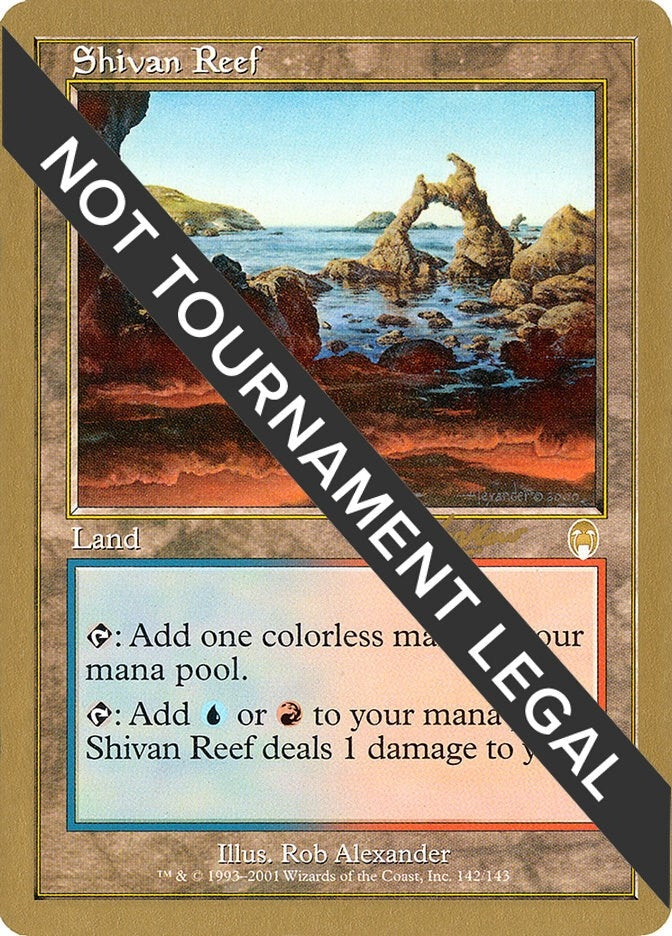 Image for Shivan Reef - 2002 Sim Han How (APC) (World Championship Decks) - Magic: The Gathering