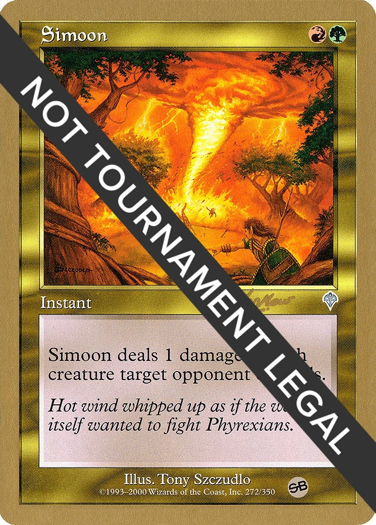 Image for Simoon - 2002 Sim Han How (INV) (SB) (World Championship Decks) - Magic: The Gathering